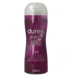 Durex Massage olie en glijmiddel 2-in-1 aloe vera 200 ml