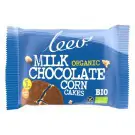 Leev Maiswafels melk chocolade 34 gram