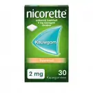 Nicorette Kauwgom 2 mg freshfruit 30 stuks