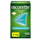 Nicorette Kauwgom 4 mg menthol mint 105 stuks