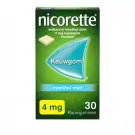 Nicorette Kauwgom 4 mg menthol mint 30 stuks