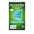 Nicorette Kauwgom 2 mg menthol mint 30 stuks
