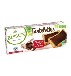 Bisson Tartelettes koekjes met pure chocolade 150 gram