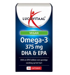 Lucovitaal Omega 3 375 mg EPA & DHA 30 capsules