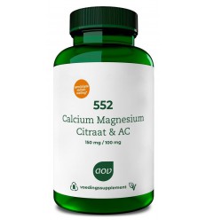 AOV 552 Calcium & magnesium citraat AC 60 tabletten