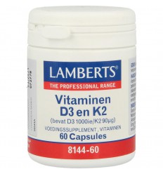 Lamberts Vitamine D3 en K2 60 tabletten