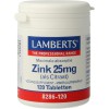 Lamberts Zink citraat 25 mg 120 tabletten