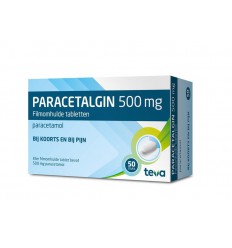 Teva paracetalgin 500 mg uad 50 tabletten
