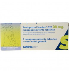Sandoz Pantoprazol 20 mg 7 tabletten