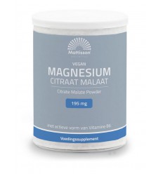 Mattisson magnesium citraat malaat poeder 125 g