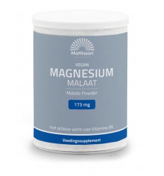 Mattisson Magnesium malaat met actieve vorm vit. b6 200 gram