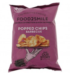 Food2Smile popped chips barbecue 75 g