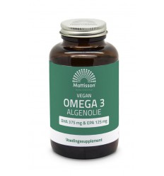 Mattisson Vegan omega 3 algenolie 120 softgels