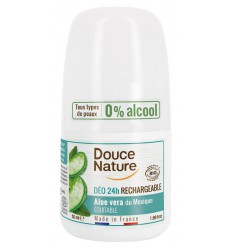 Douce Nature Deodorant roll on aloe hervulbaar 50 gram