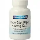 Nova Vitae Rode gist rijst + 30 mg Q10 60 vcaps
