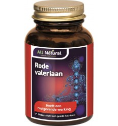 All Natural Rode valeriaan 100 dragees
