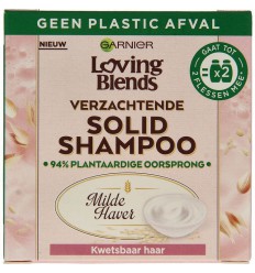 Garnier Loving blends solid shampoo milde haver 60 gram