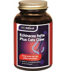 All Natural Echinacea forte plus cats claw 120 capsules