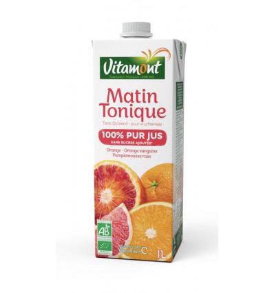 Vitamont Multi fruitsap tonic morning 1 liter