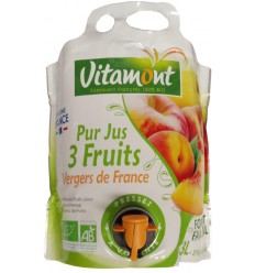 Vitamont Puur 3 vruchtensap 3 liter