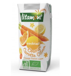 Vitamont Sinaas-wortel-citroen cocktail pak 200 ml