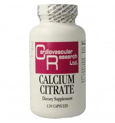 Cardio Vasc Res Calcium citraat 165 mg 120 capsules