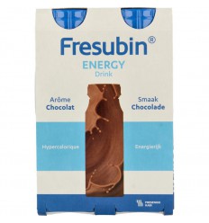 Fresubin Energy drink chocolade 200 ml 4 stuks