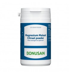 Bonusan Magnesium malaat citraat poeder 130 gram