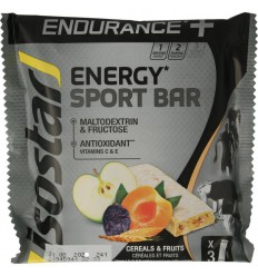 Isostar Endurance+ bar cereals & fruits 3 pack 120 gram
