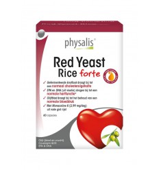 Physalis Rode gist rijst 60 capsules