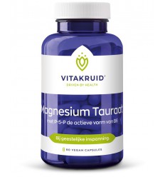 Vitakruid Magnesium tauraat met P-5-P 90 vcaps