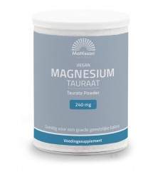 Mattisson Magnesium tauraat poeder vegan 250 gram