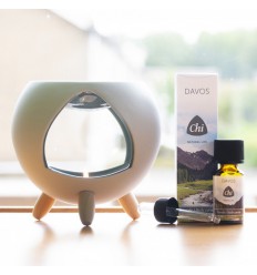 Chi Natural Life Cozy aromabrander + Davos olie