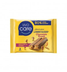 We Care Lower sugar reep chocolate break 65 gram