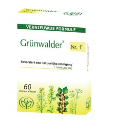 Grunwalder Nr 1 stoelgang 60 tabletten