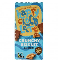 Happy Chocolate Melk biscuit bio 100 gram