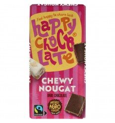 Happy Chocolate Puur nougat bio 100 gram