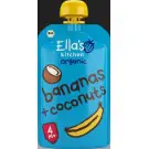Ella's Kitchen Bananas & coconut knijpzakje 4+ mnd bio 120 gram