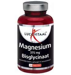 Lucovitaal Magnesium bisglycinaat 375 mg 90 tabletten