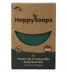 Happysoaps Bodywash bar powerful ginger 100 gram