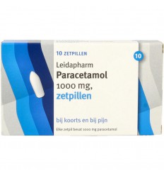 Leidapharm Paracetamol 1000 mg zetpil 10 zetpillen