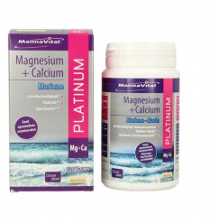 Mannavital Mariene magnesium + calcium platinum 120 vcaps