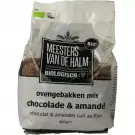 De Halm Ovengebakken mix chocolade en amandel 400 gram