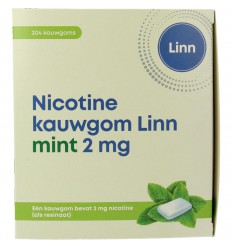 Linn Nicotine kauwgom 2 mg mint 204 stuks