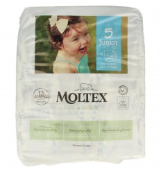 Moltex Pure & nature babyluiers junior 25 stuks