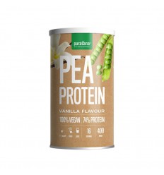 Purasana Protein pea 74% vanille vegan 400 gram