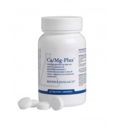 Biotics Calcium-en magnesiumcitraat plus 60 tabletten