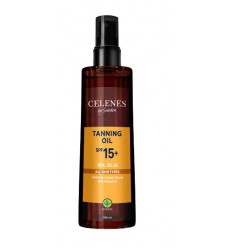 Celenes Herbal Bruiningsolie all-skin types SPF15 200 ml