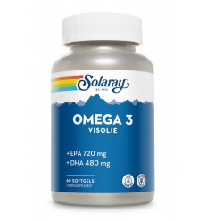 Solaray Omega 3 visolie 60 softgels