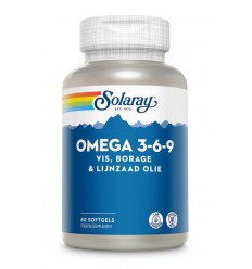 Solaray Omega 3 6 9 60 softgels